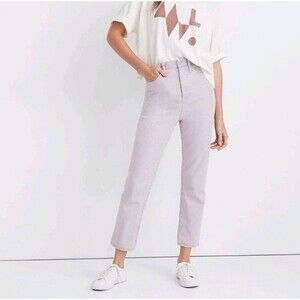 Madewell The MomJean Overdyed Edition Pink Purple Lilac Size 29